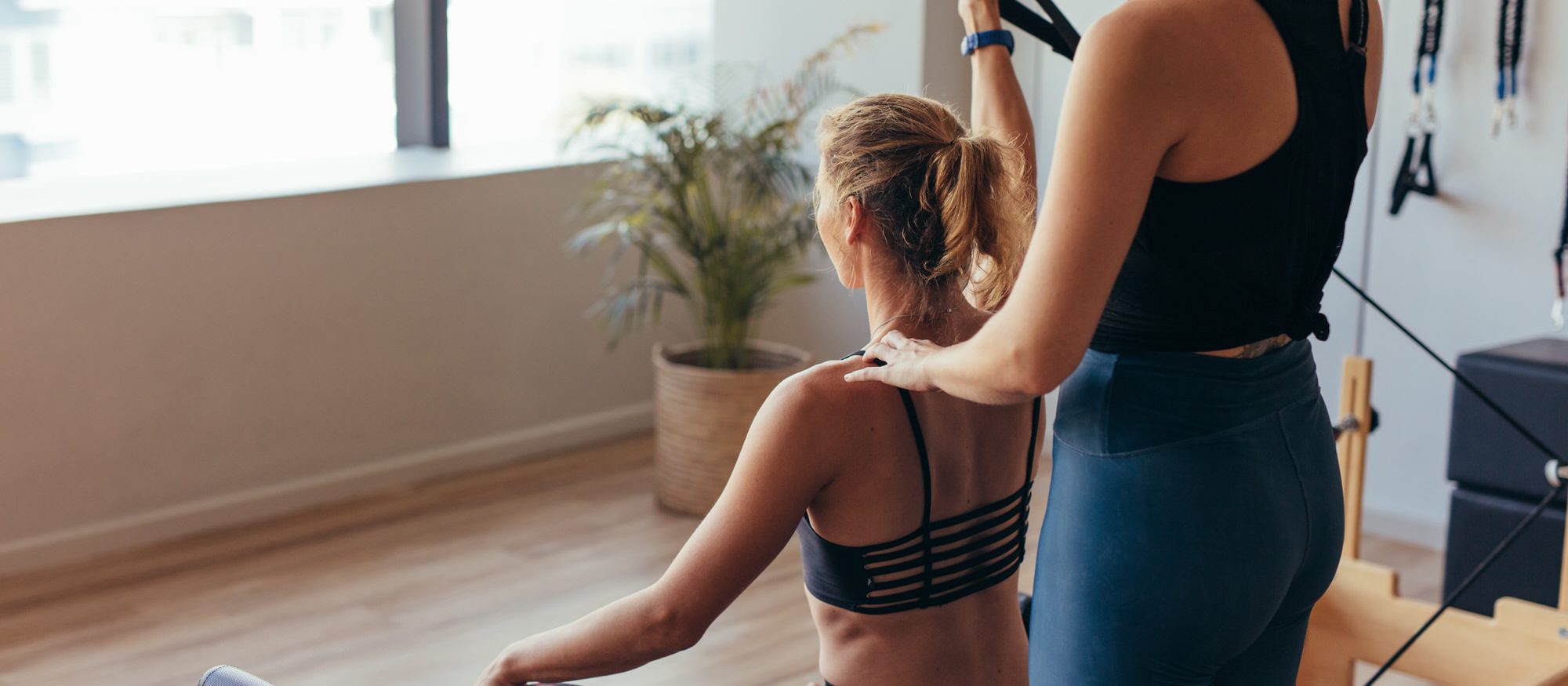 Studio-equipment Pilates session at Beam, Devonport